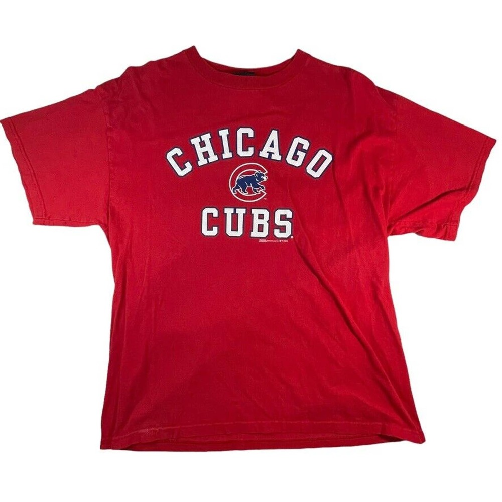 Chicago Cubs MLB y2k 2000s vintage t-shirt men's large Stitches